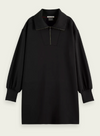 Modal utility zip up dress