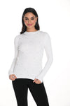 TRICOT BLANC BRILLANT FRANK LYMAN