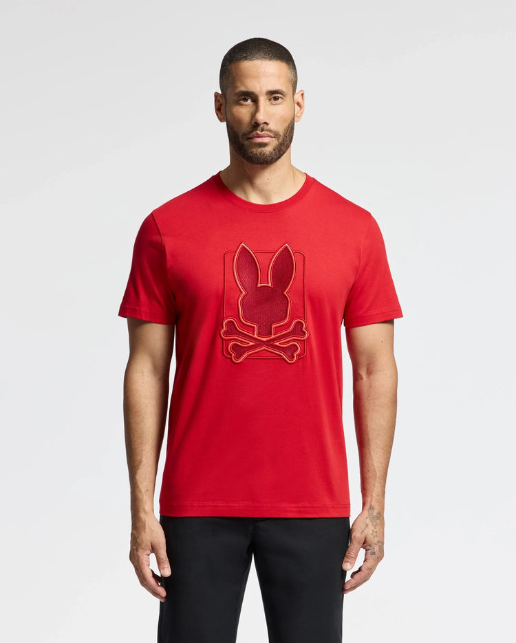 T-Shirt Graphique Brodé Pierce Psycho Bunny