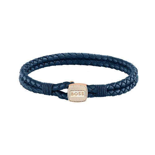 BRACELET ACIER DORÉ BOSS