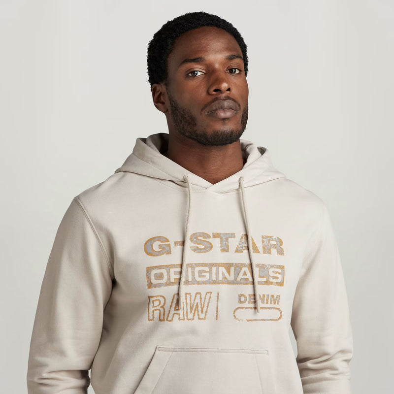 SWEAT À CAPUCHE DISTRESSED G-STAR