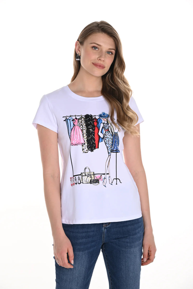 T-shirt graphique Frank Lyman