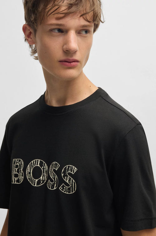 T-SHIRT LOGO IMPRIMÉ BOSS