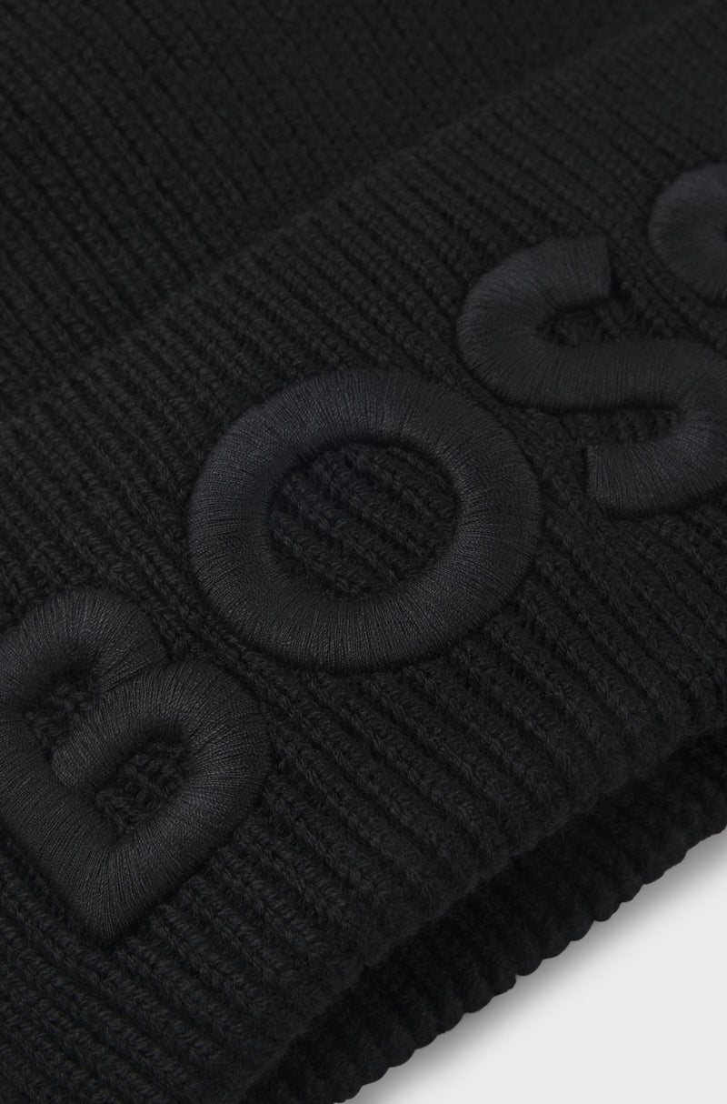 Bonnet Homme BOSS - Décontracté Et Chaud - Lavable En Machine - Design Marque