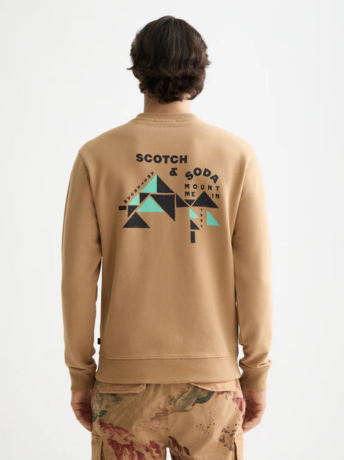 SWEAT-SHIRT D'ART SCOTCH & SODA