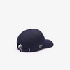CASQUETTE DE BASEBALL UNISEXE EN SERGÉ DE COTON BRODÉ 3D   LACOSTE