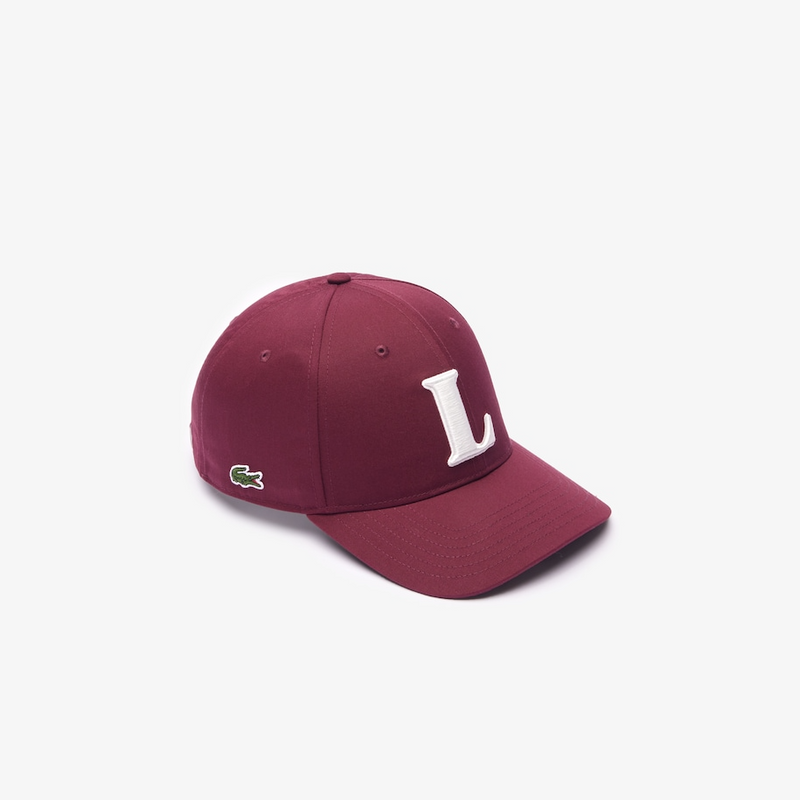 CASQUETTE DE BASEBALL UNISEXE EN SERGÉ DE COTON BRODÉ 3D   LACOSTE