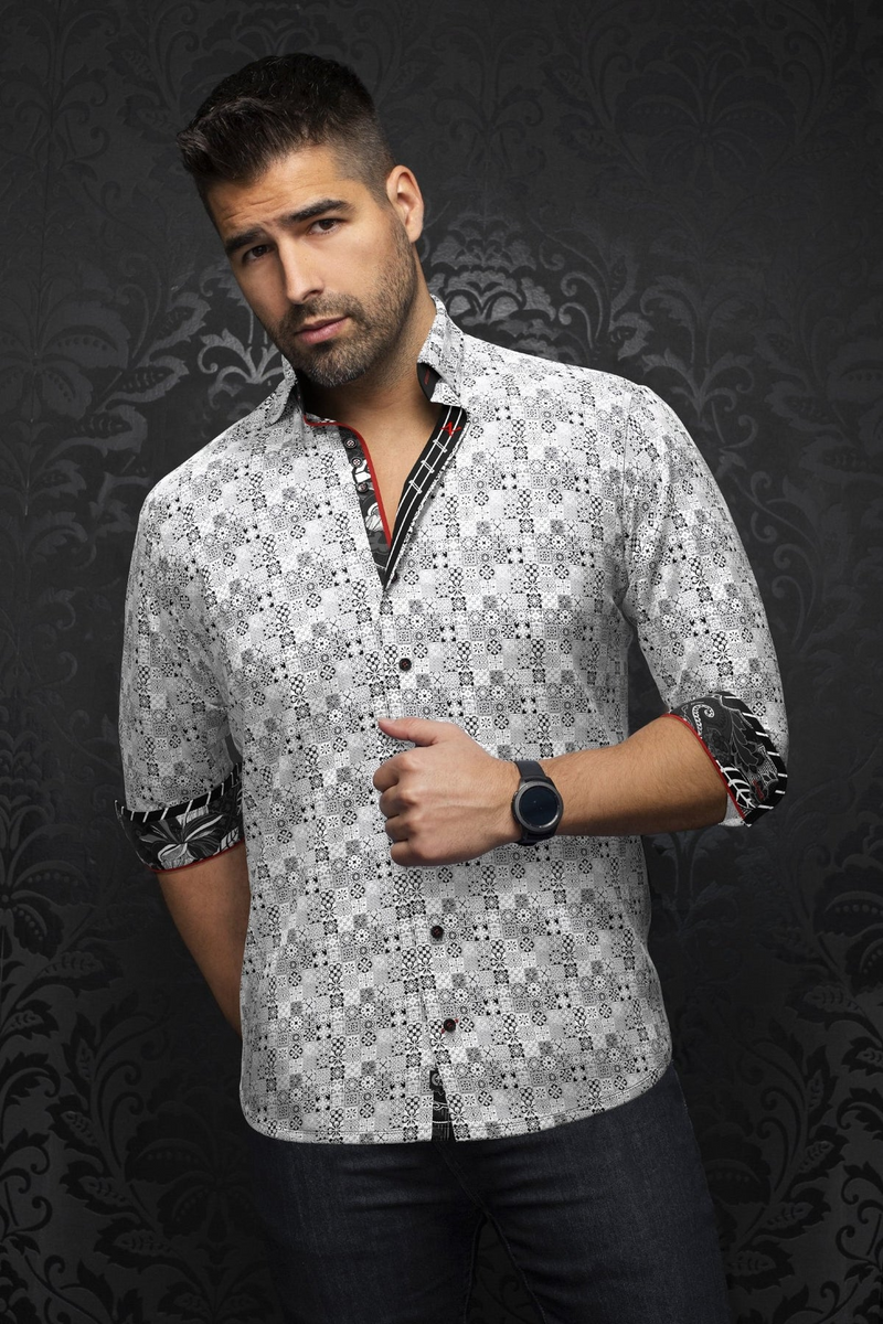 CHEMISE  SOLLOZZO    AU NOIR