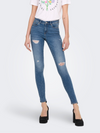 JEAN COUPE SKINNY TAILLE MOYENNE    ONLY