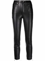 Faux-leather zip trousers Michael Kors