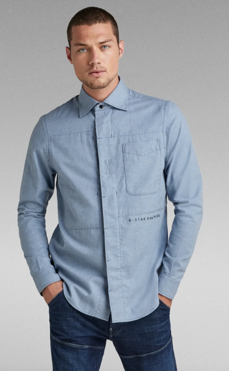 CHEMISE SECRET UTILITY REGULAR G-STAR