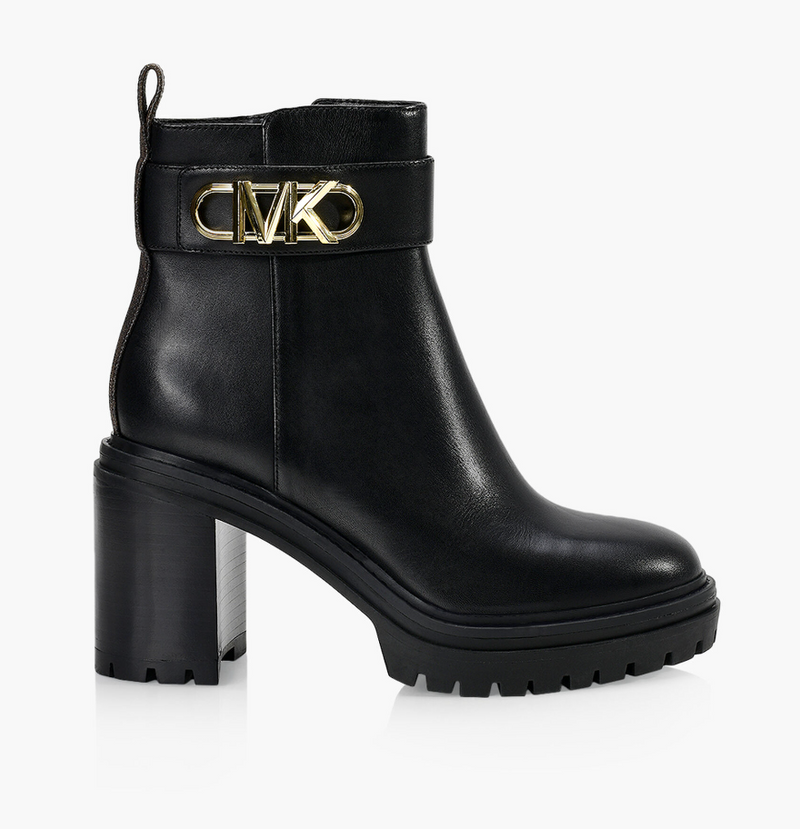 Botte plateforme Parker en cuir talon 3 pouces MICHAEL KORS