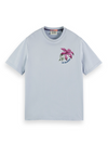 T-shirt bio regular fit à motifs floraux SCOTCH AND SODA