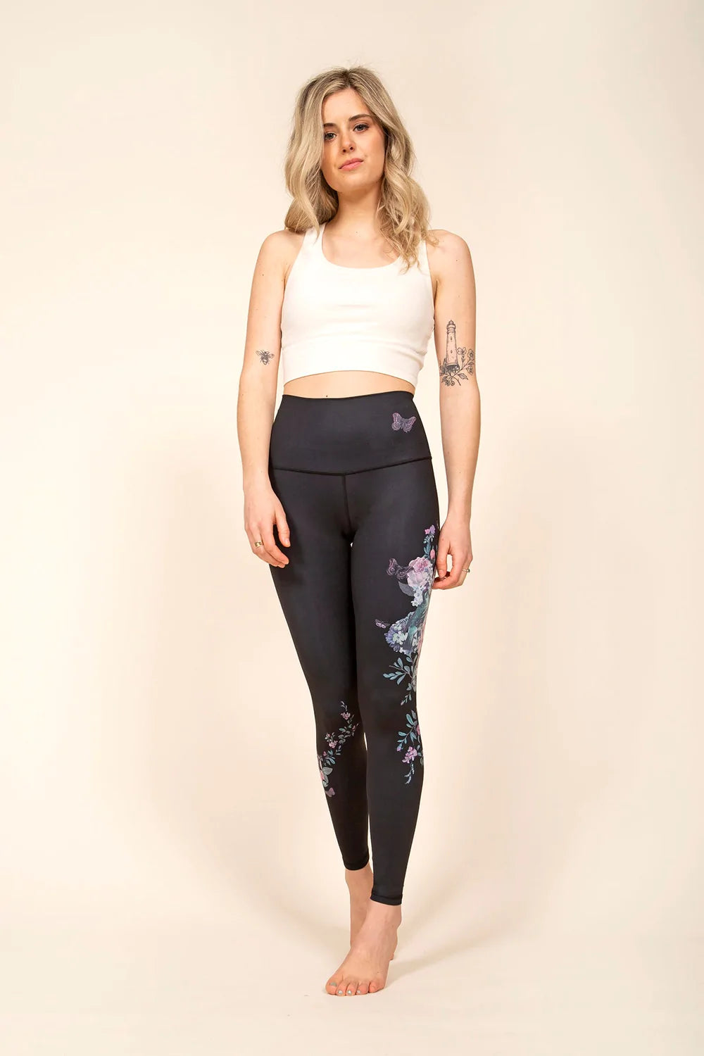 Legging Réversible Jardin Anglais Rose Buddha – Boutique Sofia