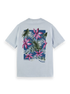 T-shirt bio regular fit à motifs floraux SCOTCH AND SODA