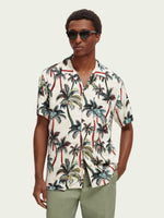 Chemise imprimée à col cubain Scotch&Soda